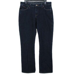 Wrangler Q Baby Bootcut Jeans Size 11/12 x 34 Dark Wash Blue Denim Mid Rise